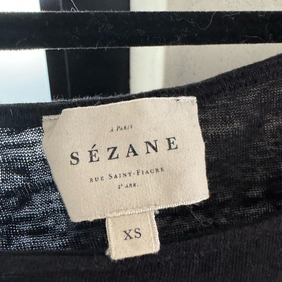 Sezane linen polka dot t shirt - Picture 7 of 9